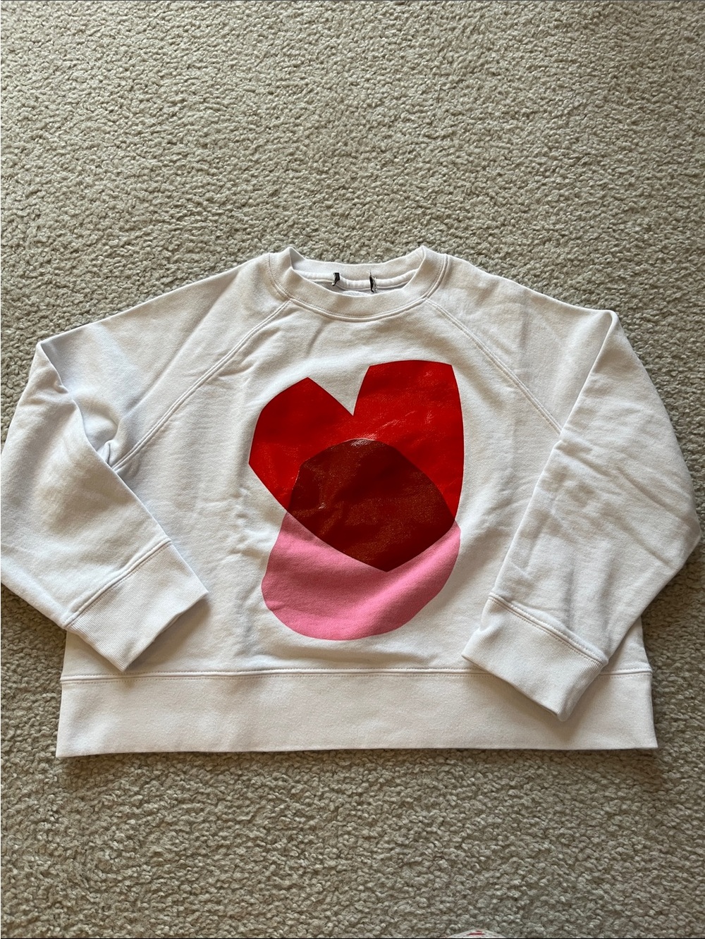 Stella McCartney Kids Abstract Heart Graphic Sweatshirt